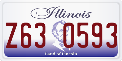 IL license plate Z630593