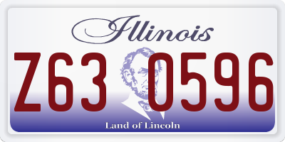 IL license plate Z630596