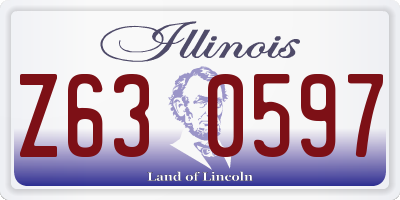 IL license plate Z630597