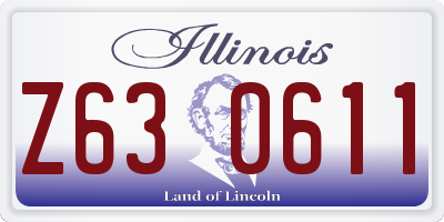 IL license plate Z630611