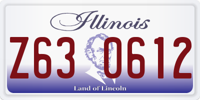 IL license plate Z630612