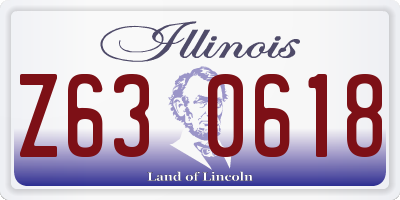 IL license plate Z630618