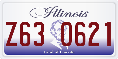 IL license plate Z630621