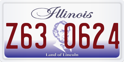 IL license plate Z630624