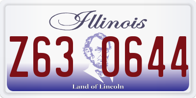 IL license plate Z630644