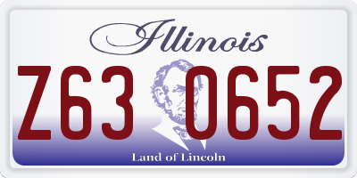 IL license plate Z630652