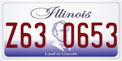 IL license plate Z630653