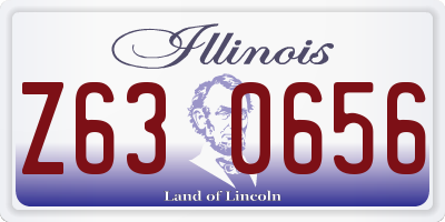 IL license plate Z630656
