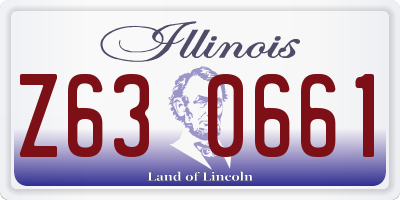 IL license plate Z630661