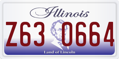 IL license plate Z630664