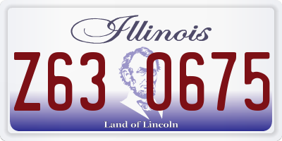 IL license plate Z630675