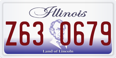 IL license plate Z630679