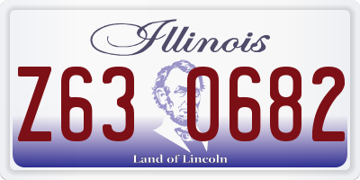 IL license plate Z630682