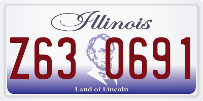 IL license plate Z630691
