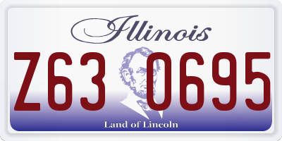IL license plate Z630695
