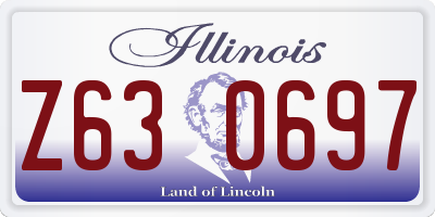 IL license plate Z630697