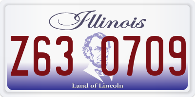 IL license plate Z630709