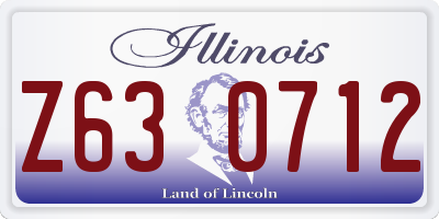 IL license plate Z630712