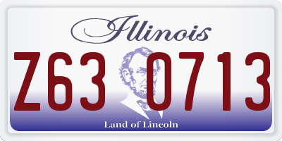 IL license plate Z630713