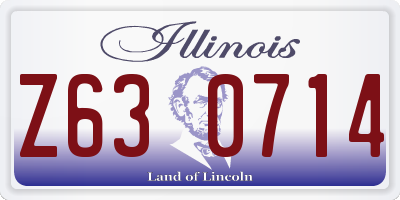IL license plate Z630714