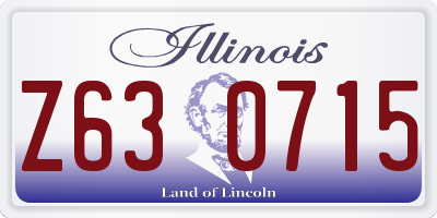 IL license plate Z630715