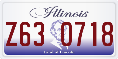 IL license plate Z630718