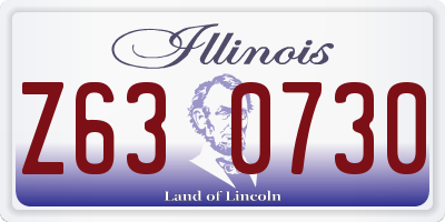IL license plate Z630730