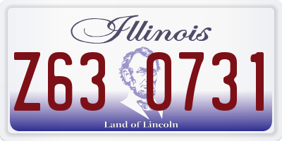 IL license plate Z630731
