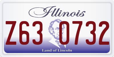 IL license plate Z630732