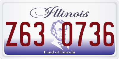 IL license plate Z630736