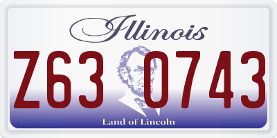 IL license plate Z630743