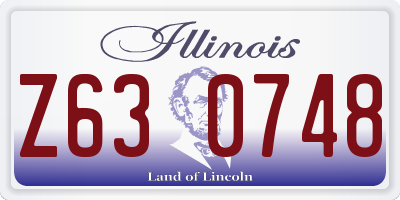 IL license plate Z630748