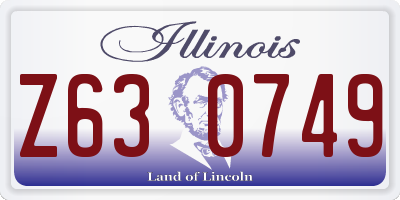 IL license plate Z630749