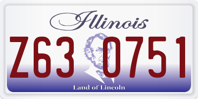 IL license plate Z630751