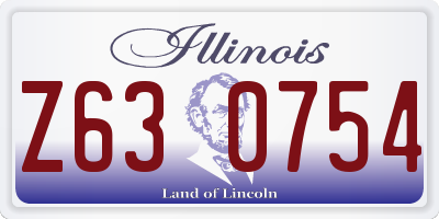 IL license plate Z630754