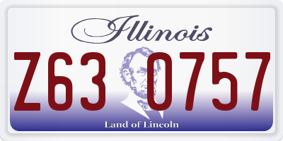 IL license plate Z630757