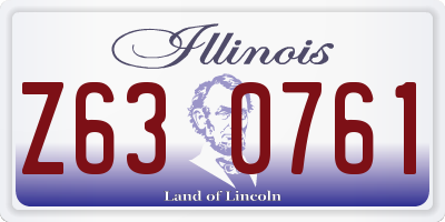 IL license plate Z630761