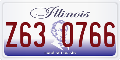 IL license plate Z630766
