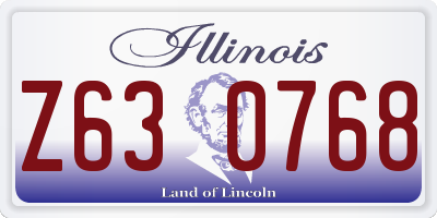 IL license plate Z630768