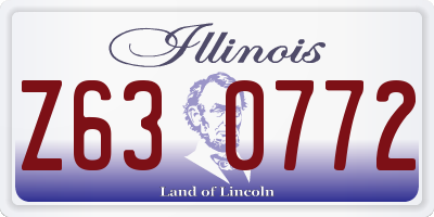 IL license plate Z630772