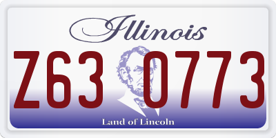 IL license plate Z630773