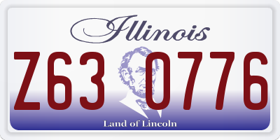 IL license plate Z630776