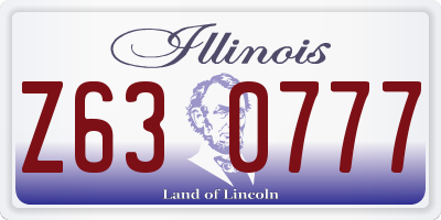 IL license plate Z630777