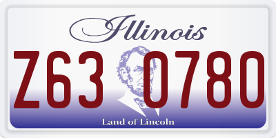 IL license plate Z630780