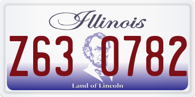 IL license plate Z630782