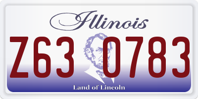 IL license plate Z630783