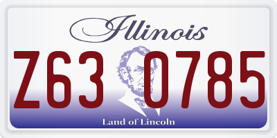 IL license plate Z630785