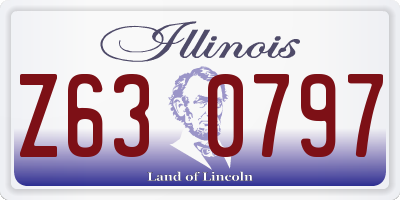 IL license plate Z630797