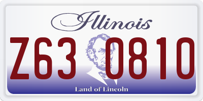 IL license plate Z630810