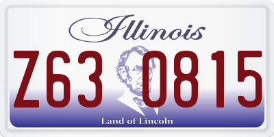 IL license plate Z630815